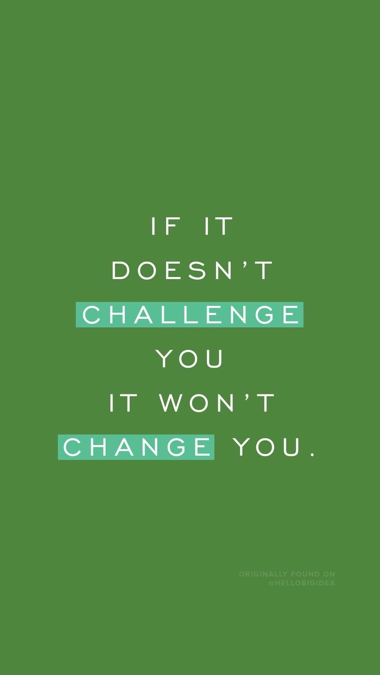 Motivational Quote About Challenge and Change