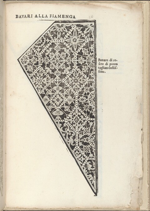Antique Flemish Style Lace Pattern