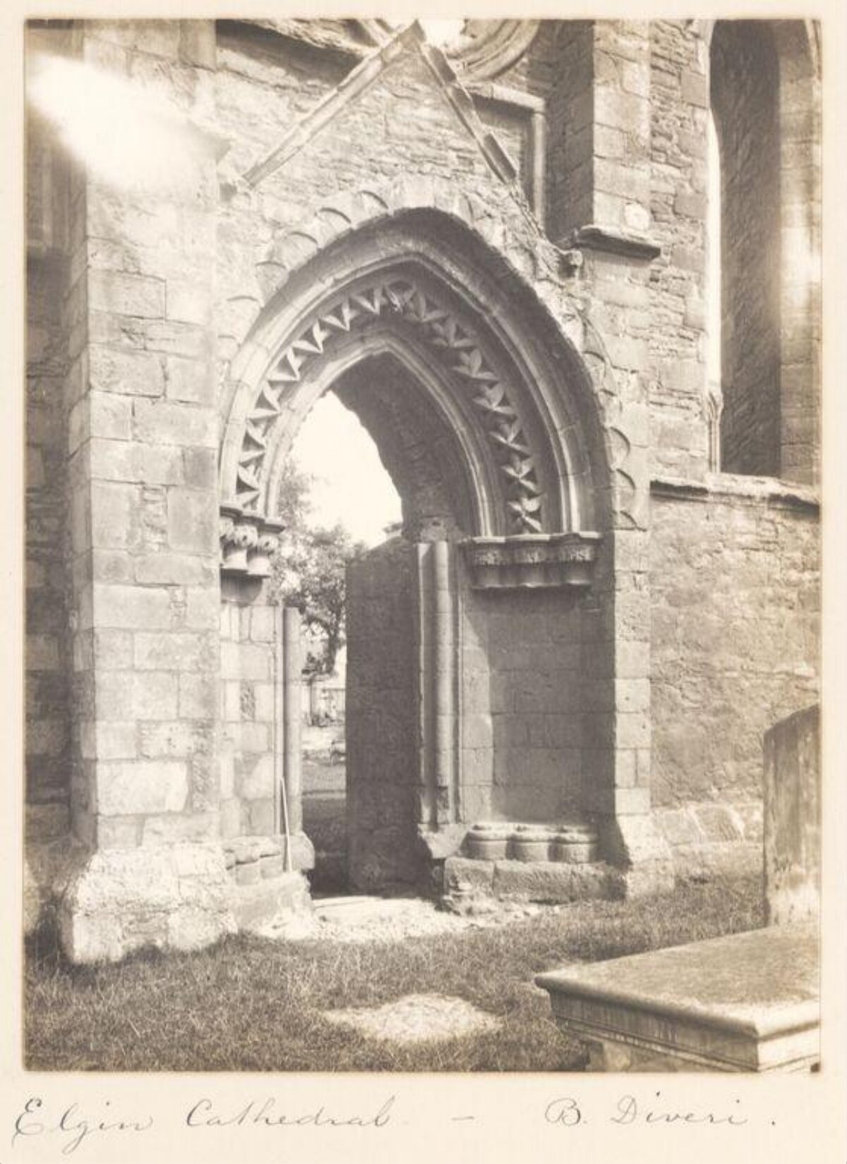 Elgin Cathedral Entrance Ruins