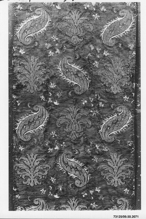 Antique Paisley Pattern Woven Textile