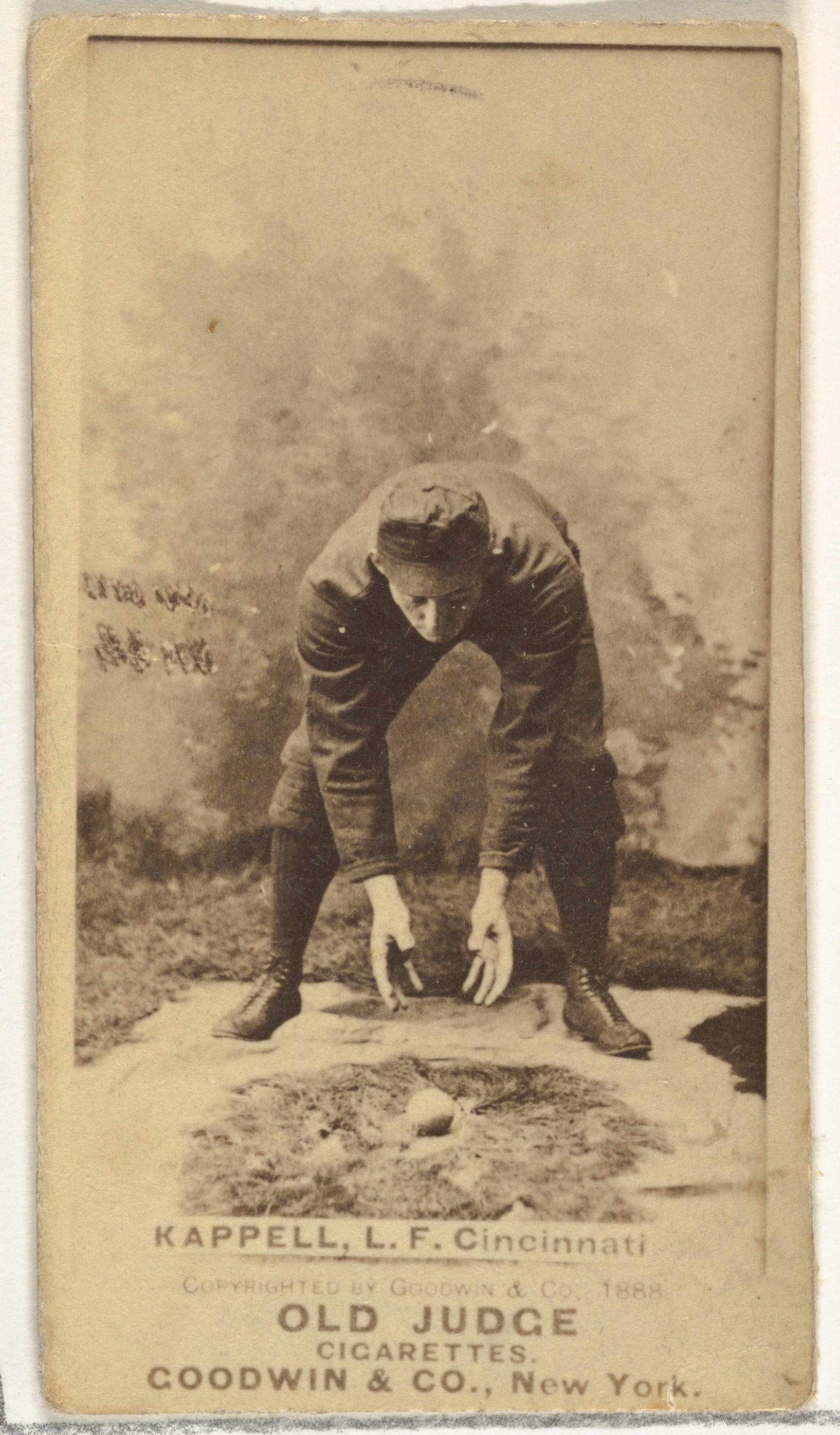1888 Cincinnati Baseball Cigarette Card