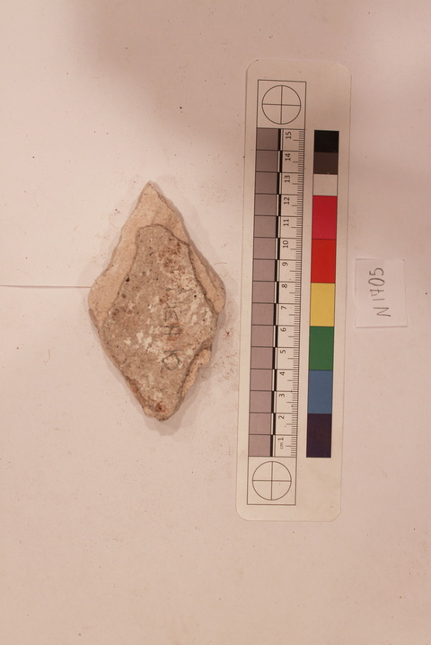 Labeled Archaeological Stone Specimen