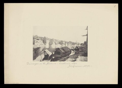 1894 Srinagar on Jhelum, Kashmir