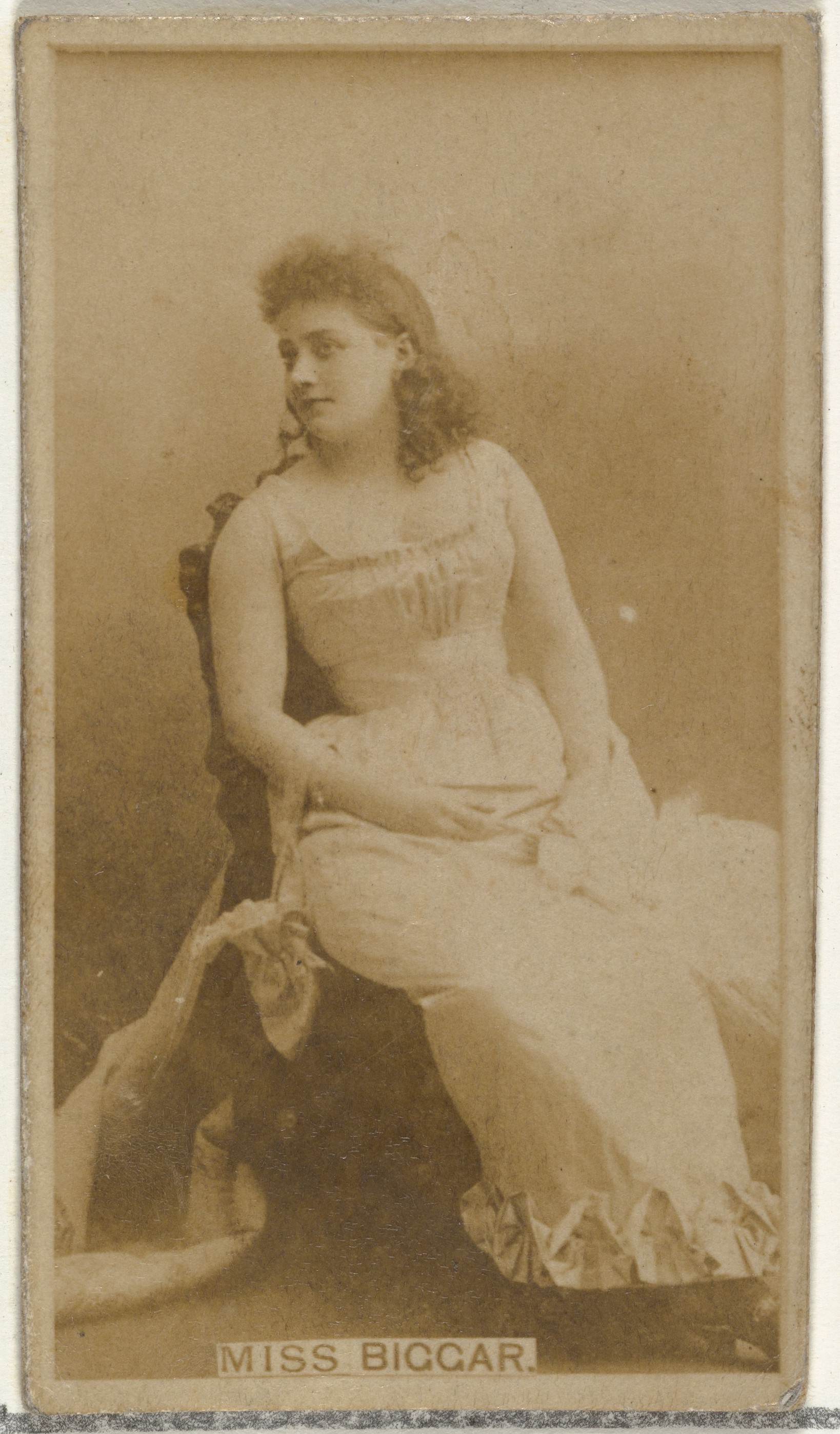 Vintage Portrait of Miss Biggar