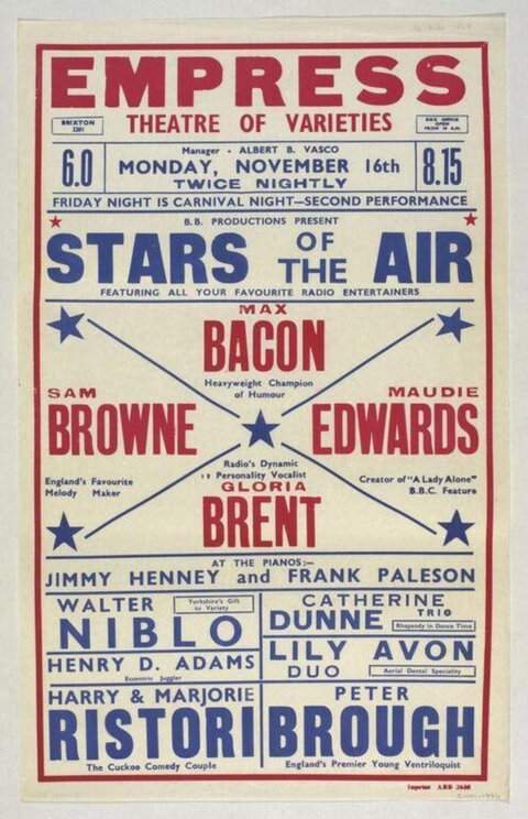 Empress Theatre Variety Show Poster