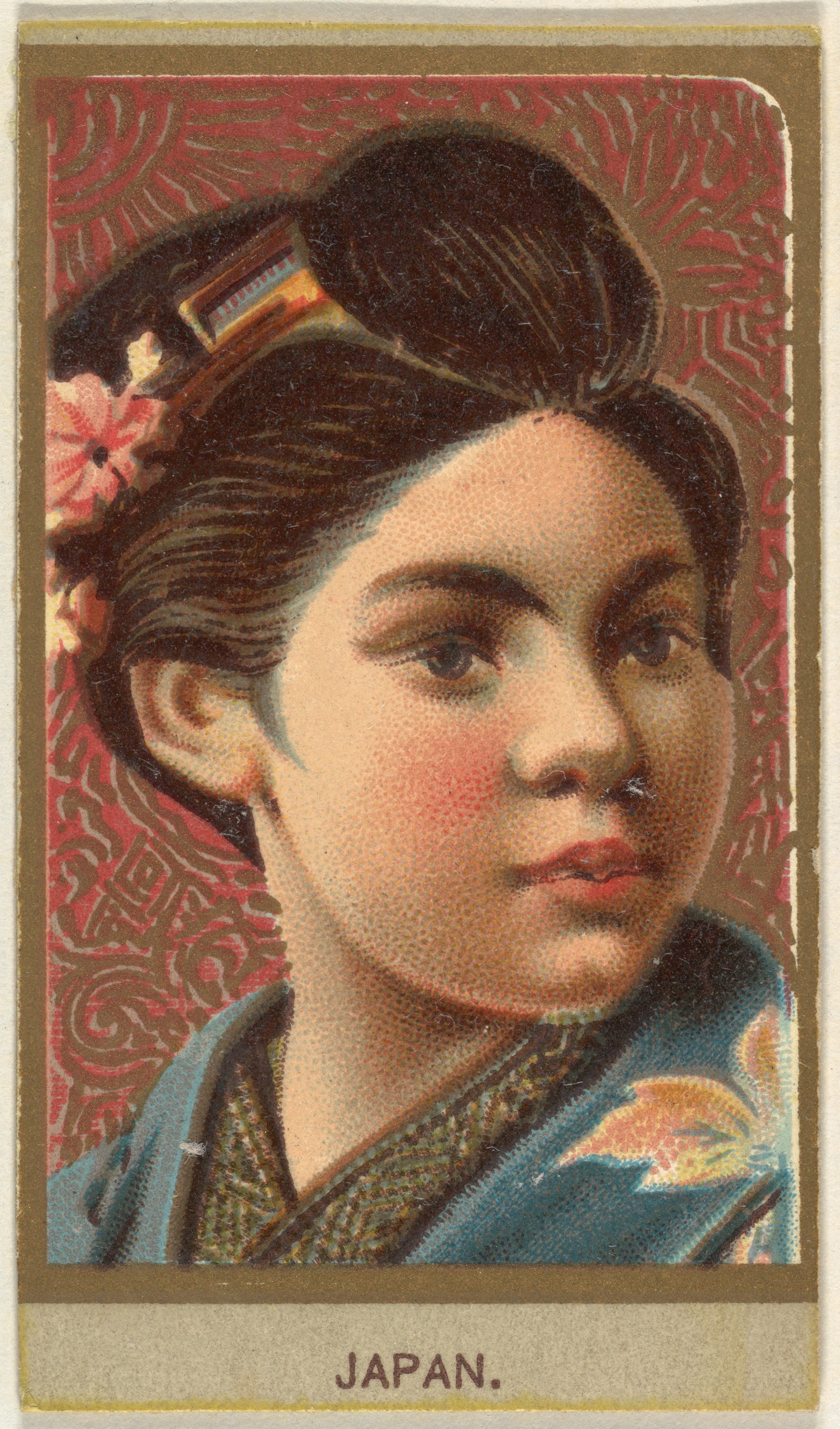 Vintage Portrait of Japanese Woman