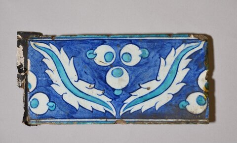 Antique Blue and White Decorative Tile