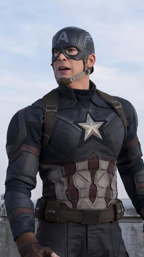 Captain America in Superhero Suit