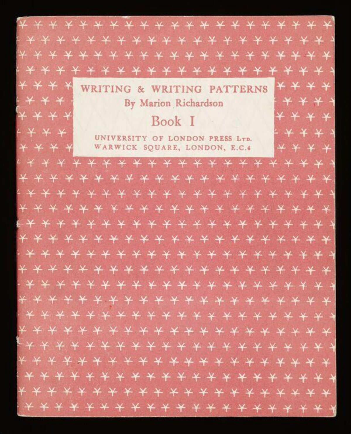 Writing & Writing Patterns Book I Cover
