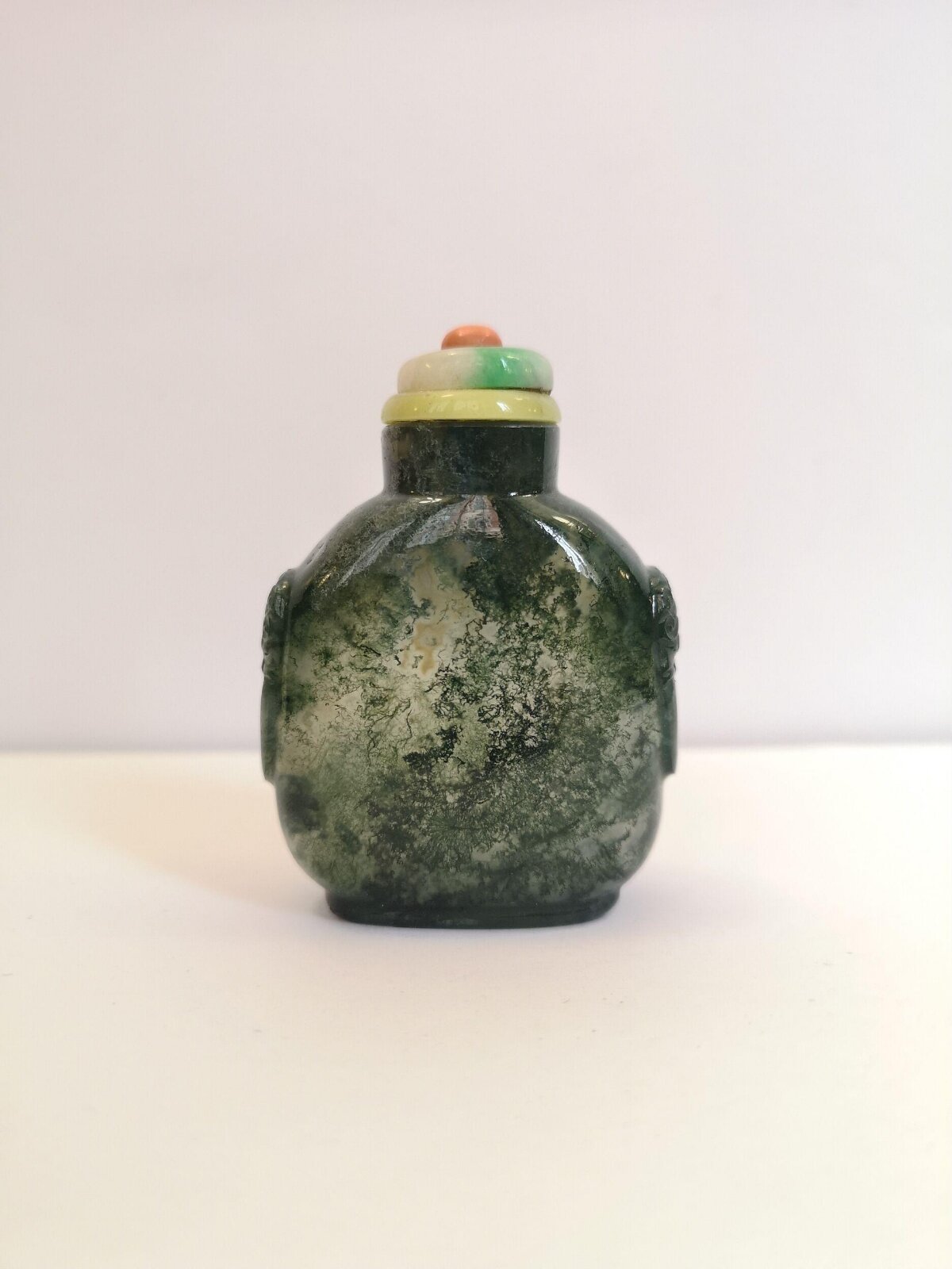 Moss Agate Snuff Bottle
