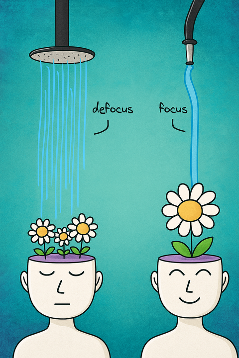 Focus and Defocus Mindset Comparison