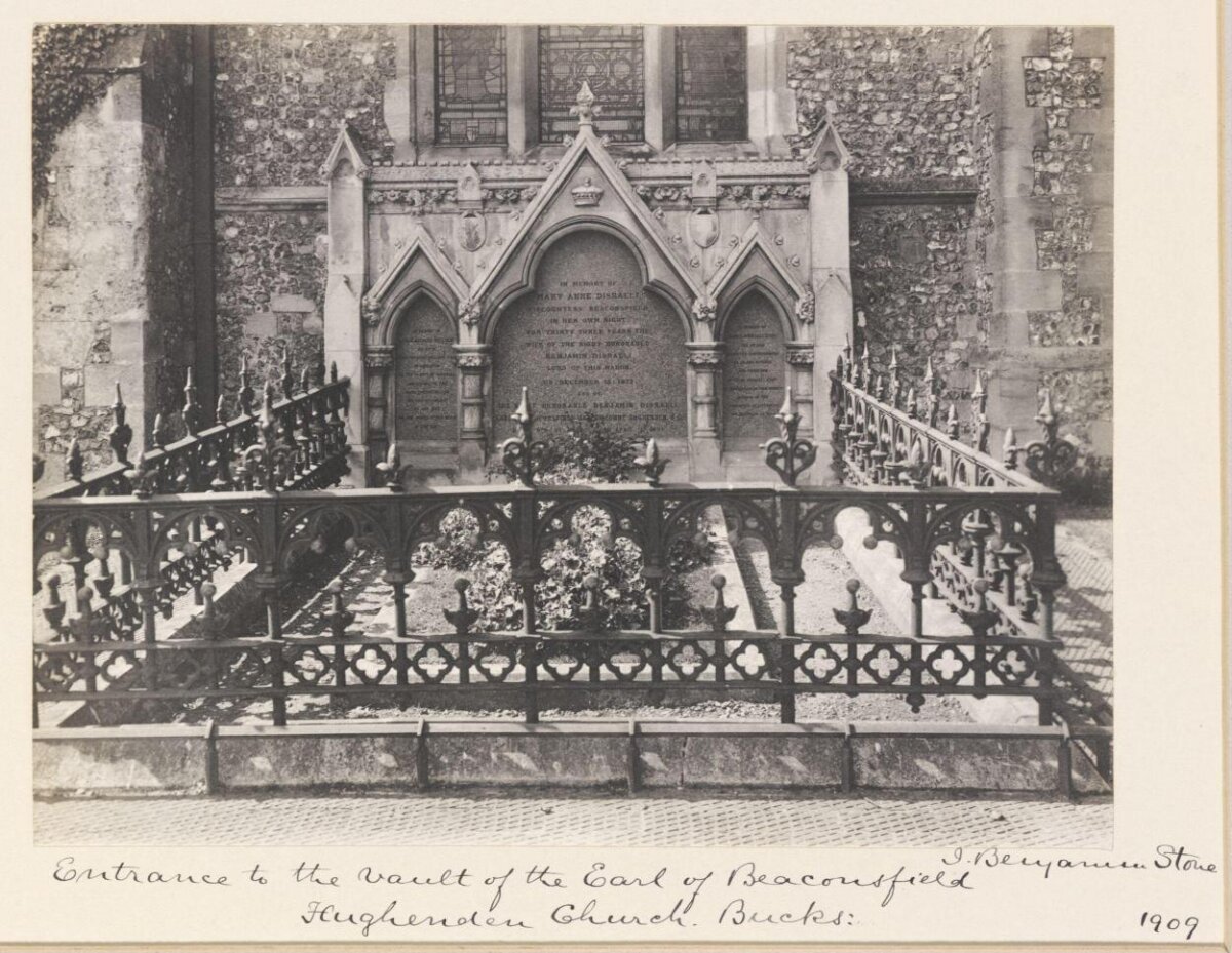 Entrance to Beaconsfield Earl's Vault at Hughenden Church