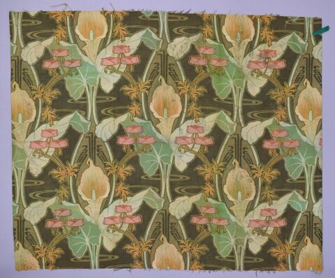 Vintage Floral Patterned Fabric
