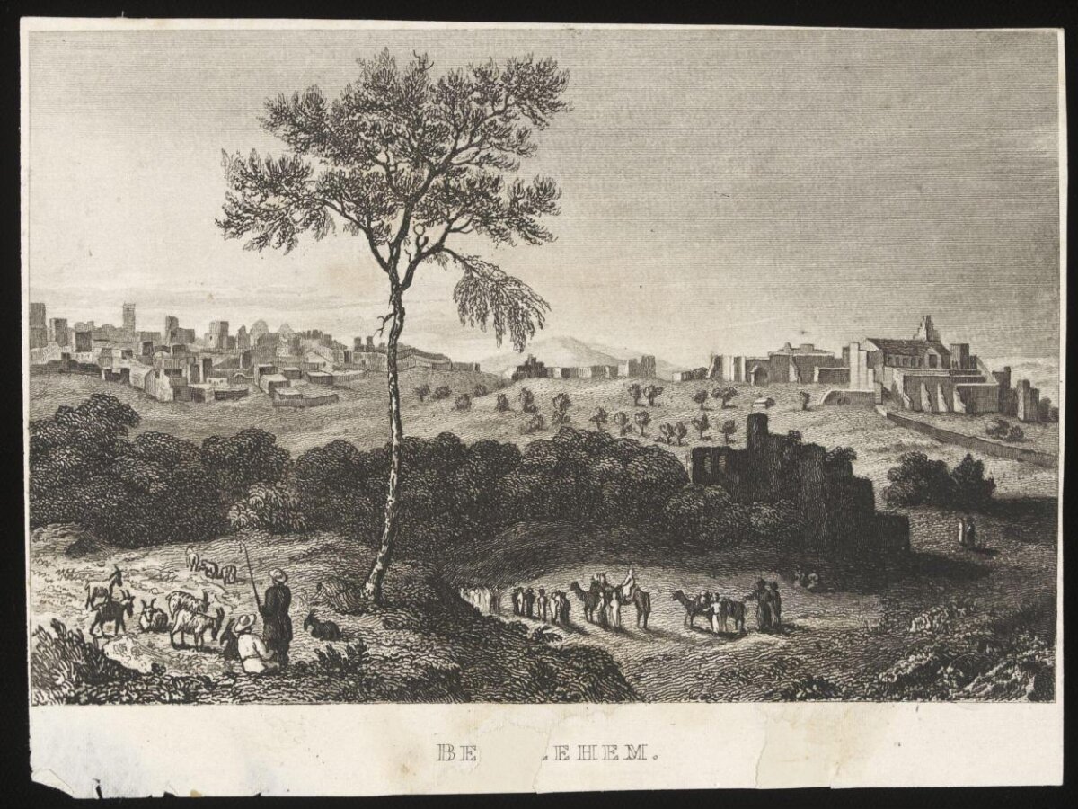 Engraved View of Bethlehem