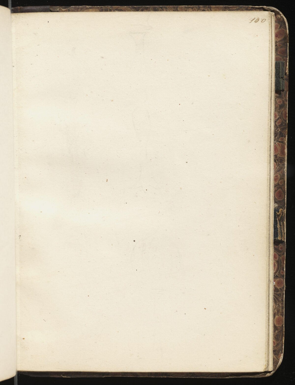 Blank Page of Antique Notebook