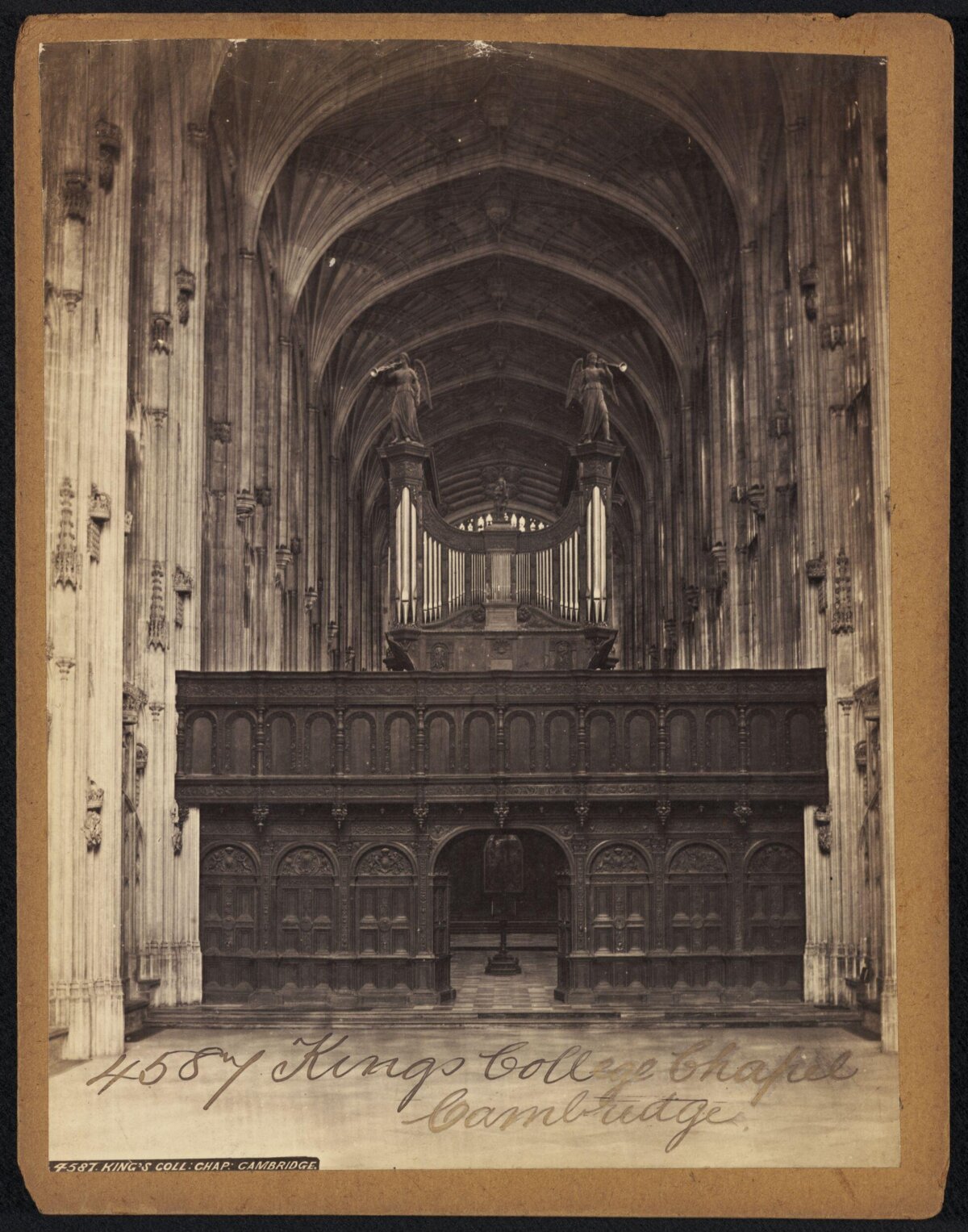 King's College Chapel Interior Cambridge
