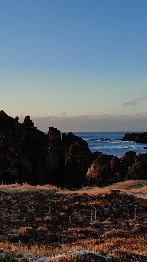 Rocky Coastal Seascape