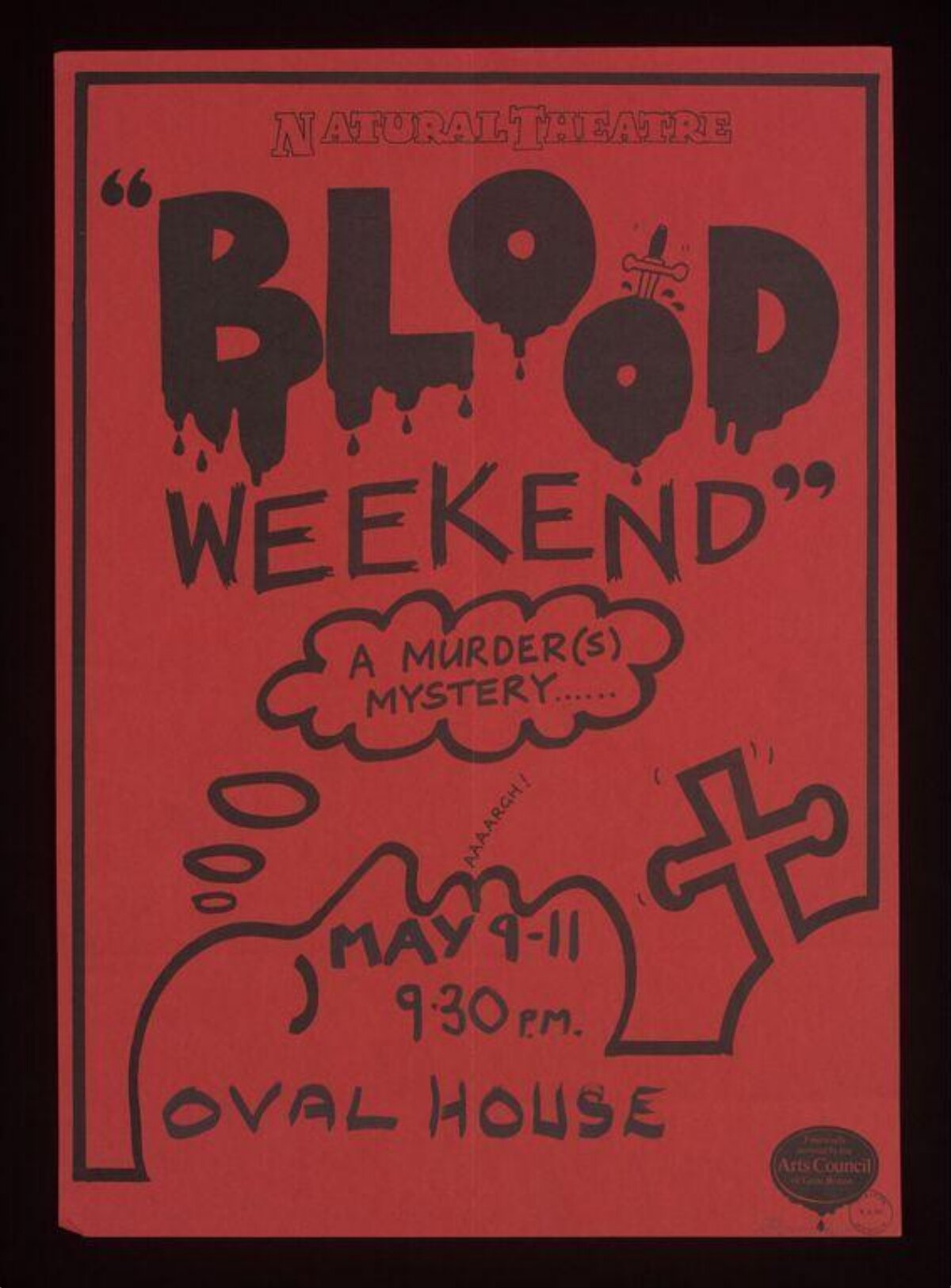 Blood Weekend Theatre Poster