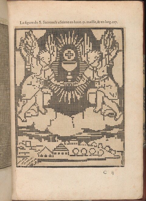 Antique Holy Sacrament Embroidery Pattern