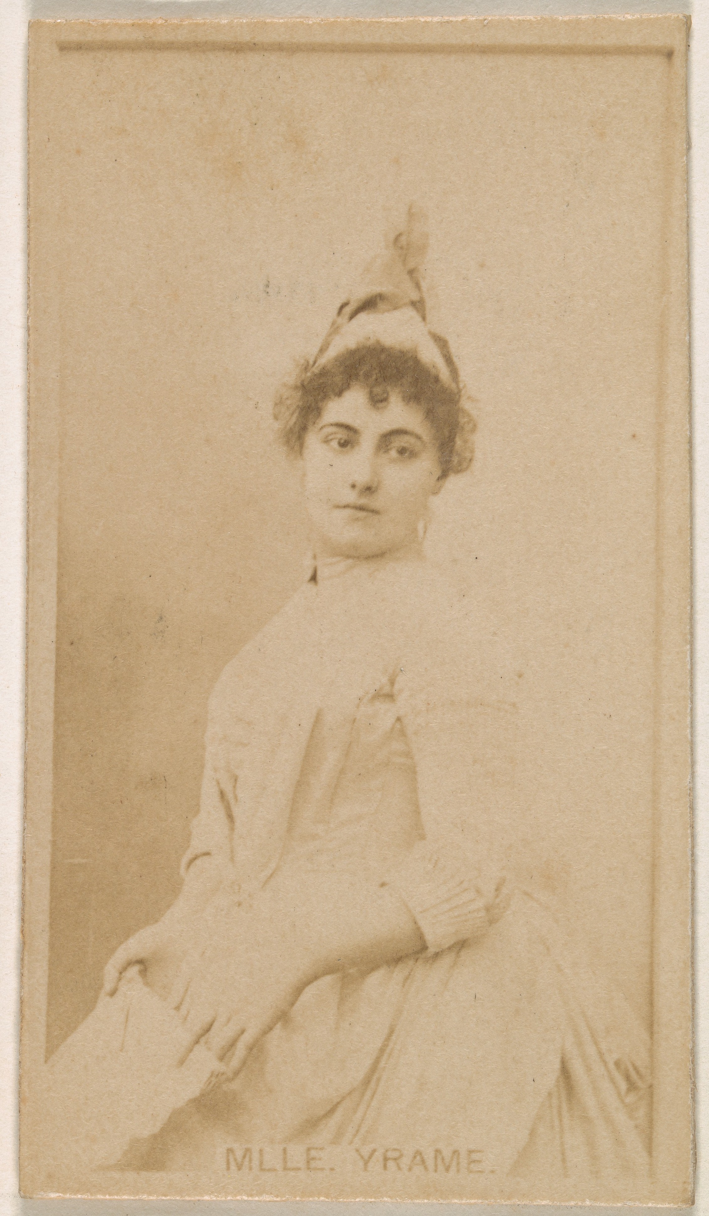 Vintage Portrait of Mlle. Yrame