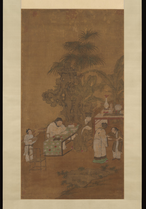 Ancient Chinese Scholar Gathering Painting