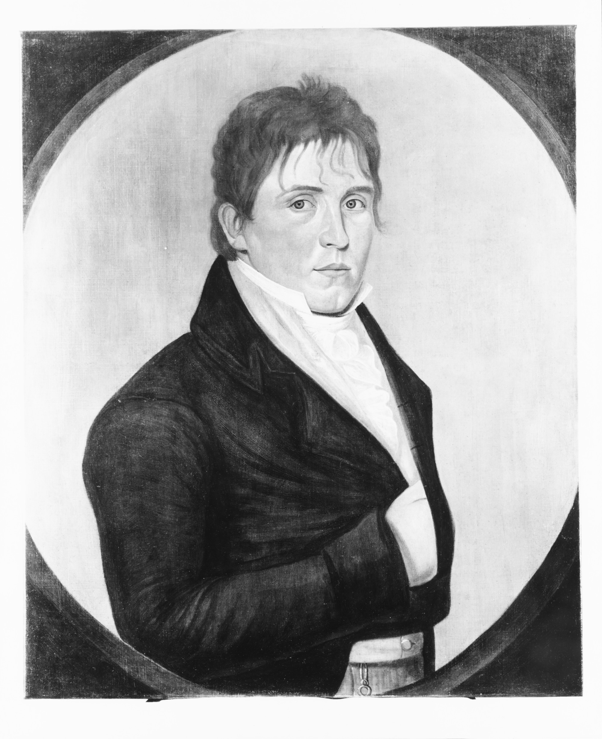 Bust Portrait of 19th Century Man
