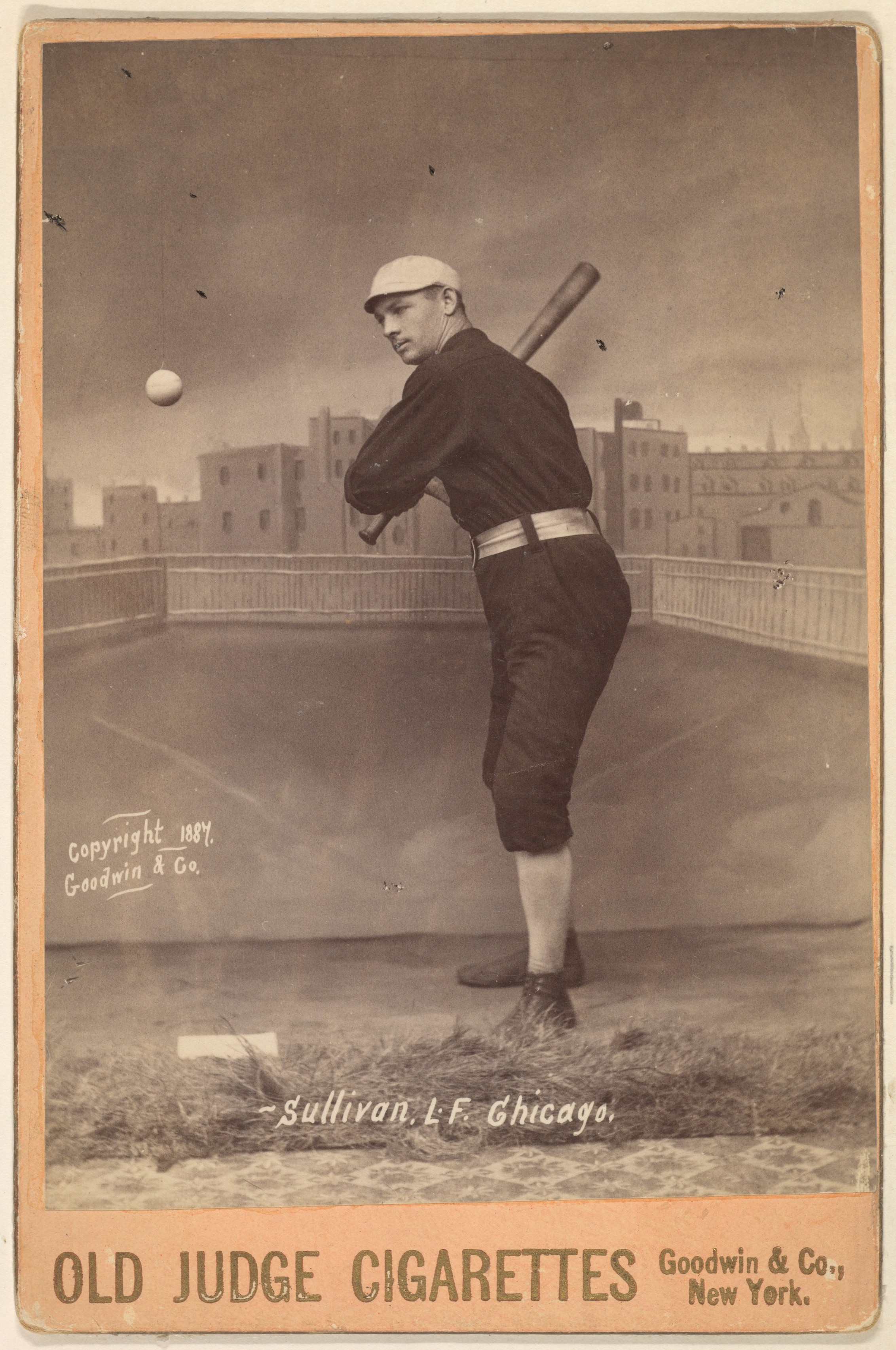 1887 Chicago Baseball Player Cigarette Card