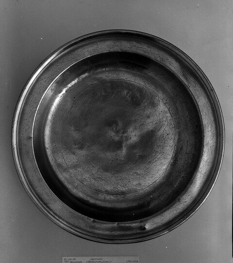 Antique American Pewter Plate