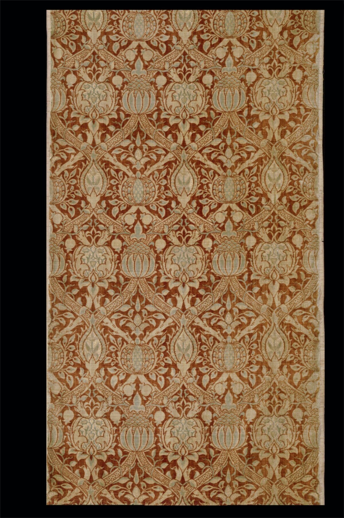 Vintage Floral Damask Textile Pattern