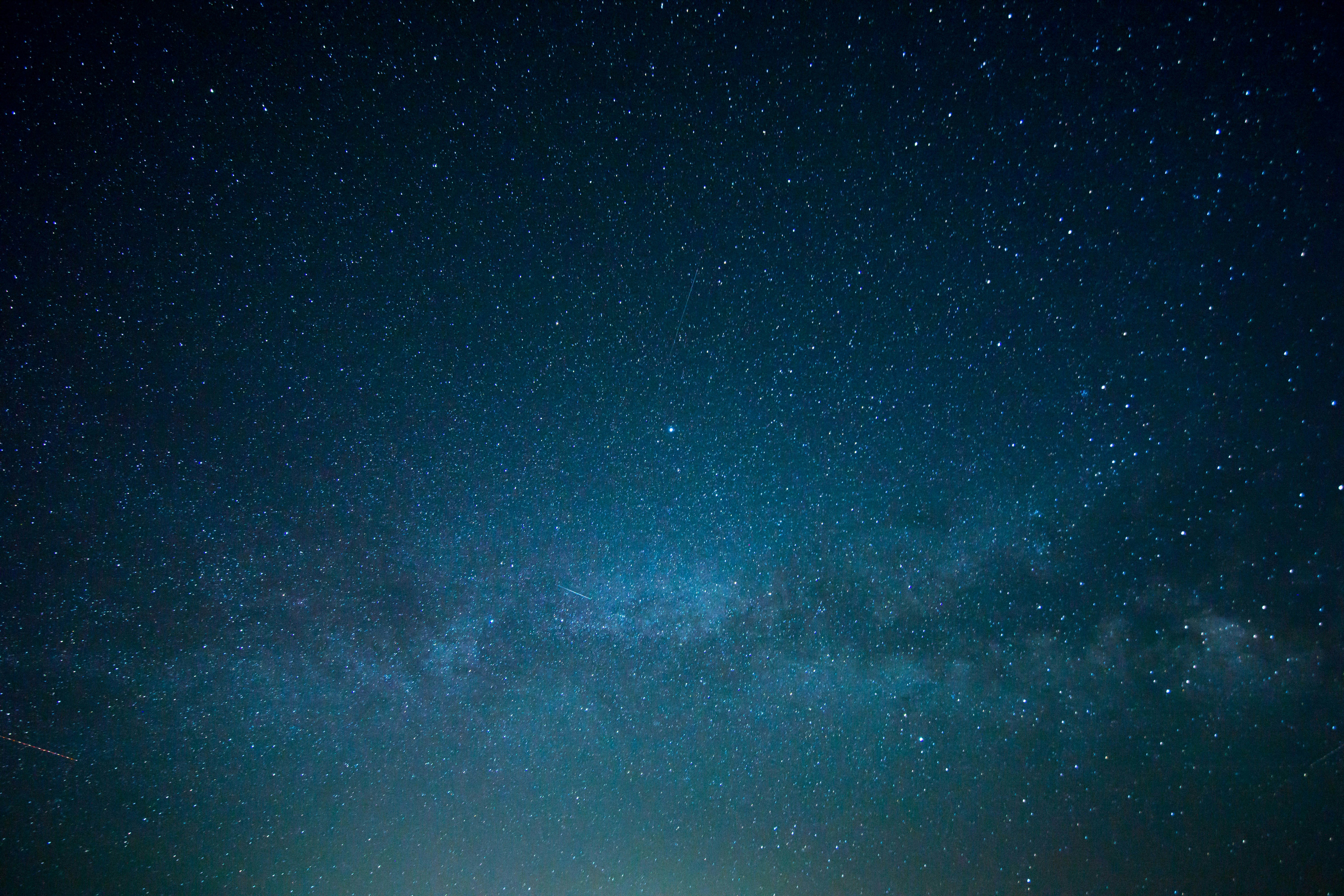 Starry Night Sky With Milky Way