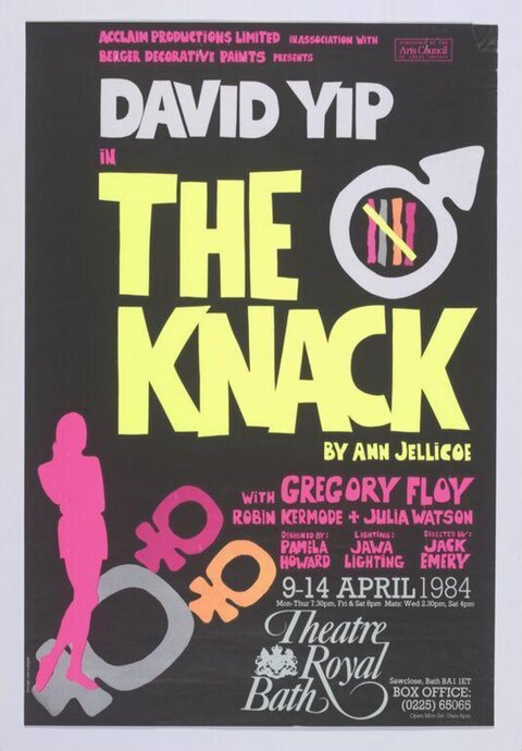 The Knack 1984 Theatre Poster