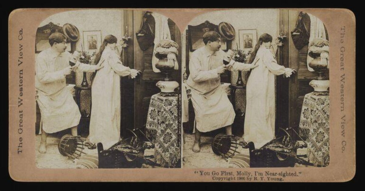 1900 Humorous Vintage Stereoview