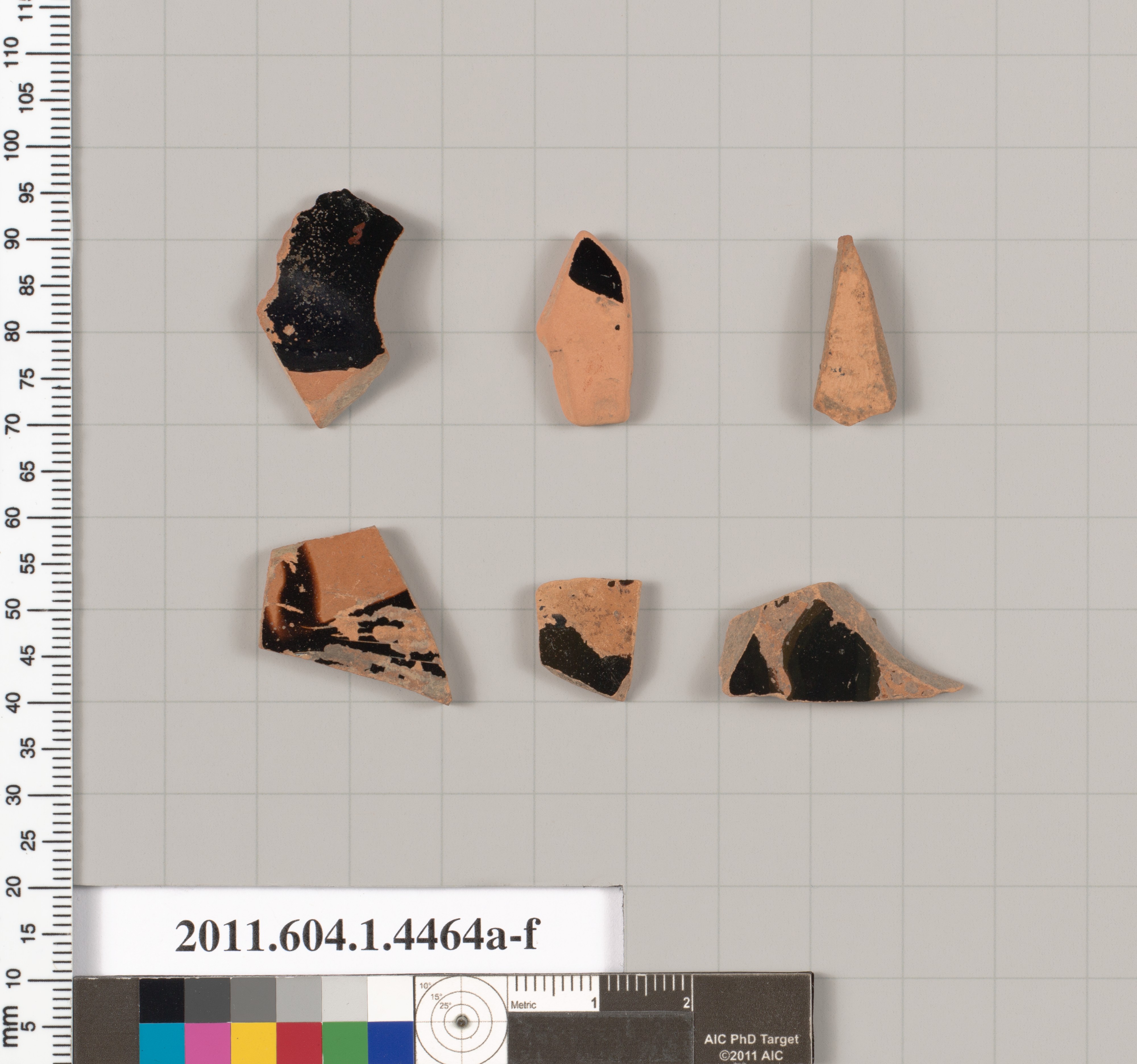 Six Ancient Pottery Shards