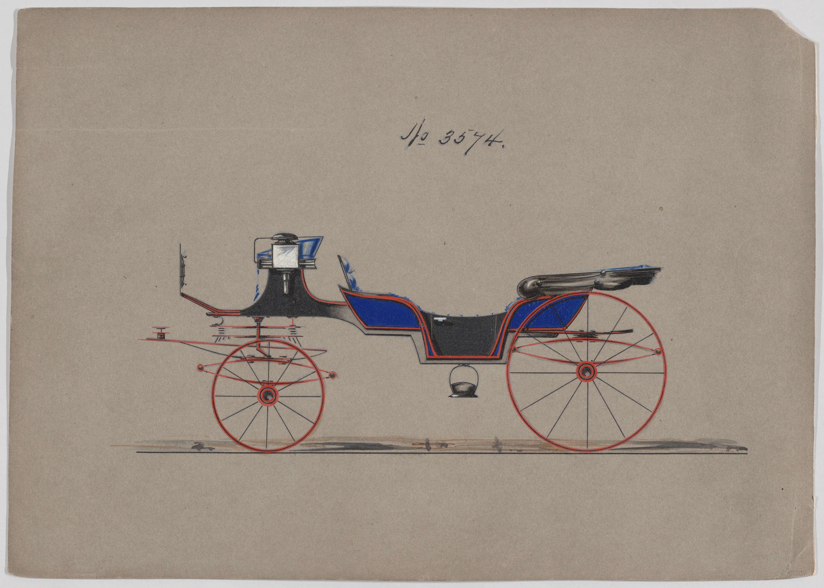 Horse-drawn Carriage Design Drawing