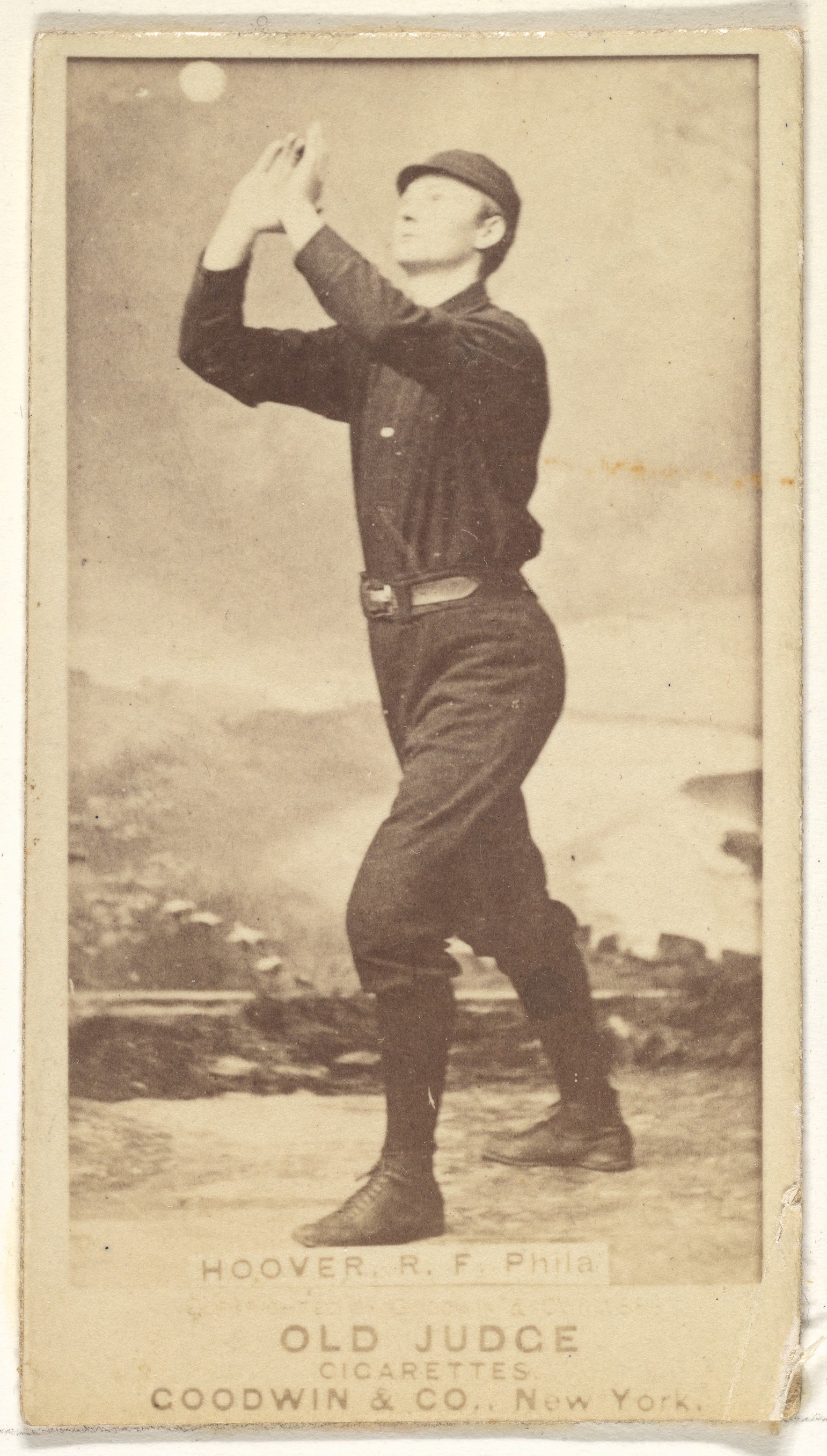 Old Judge Cigarette Baseball Card