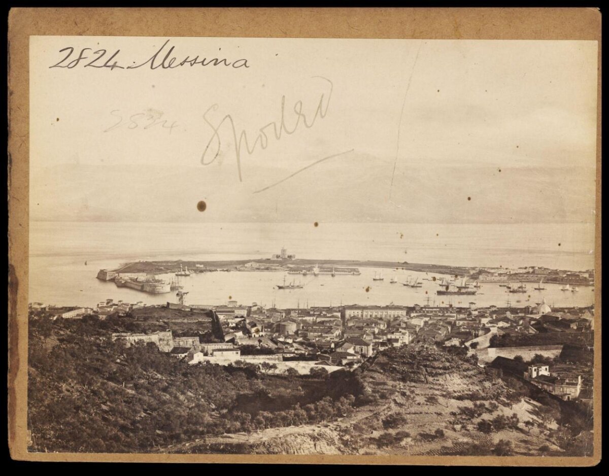 Vintage Messina Harbor View