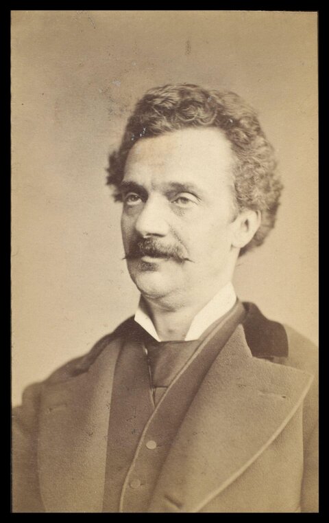 Vintage Portrait of a 19th Century Man
