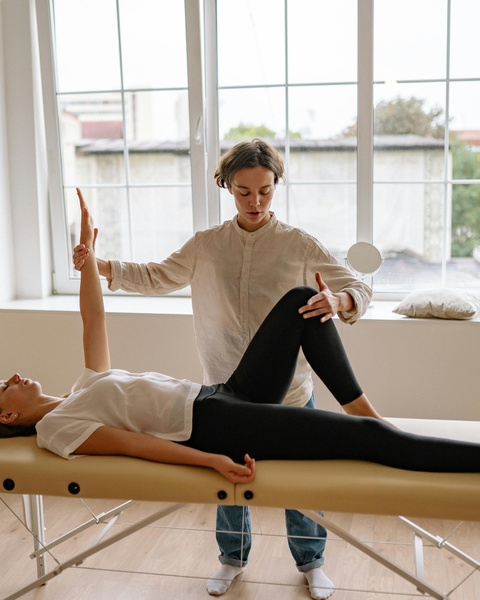 Physiotherapy Stretching Session