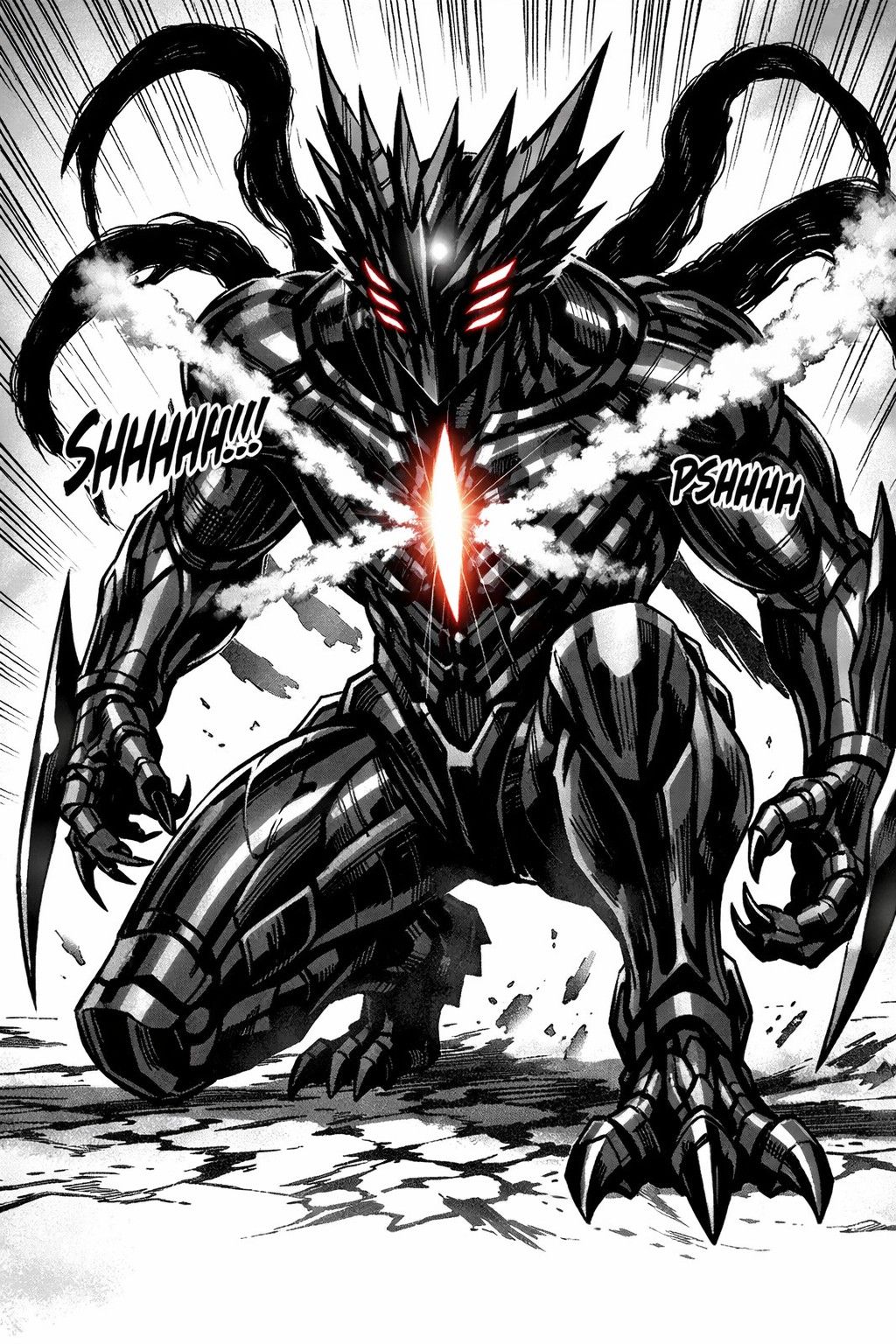 Menacing Giant Armored Monster — Images