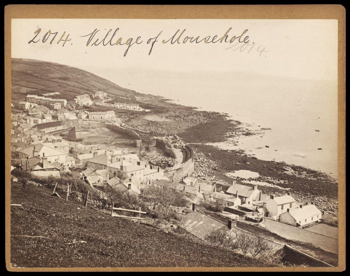 Vintage View of Mousehole Village