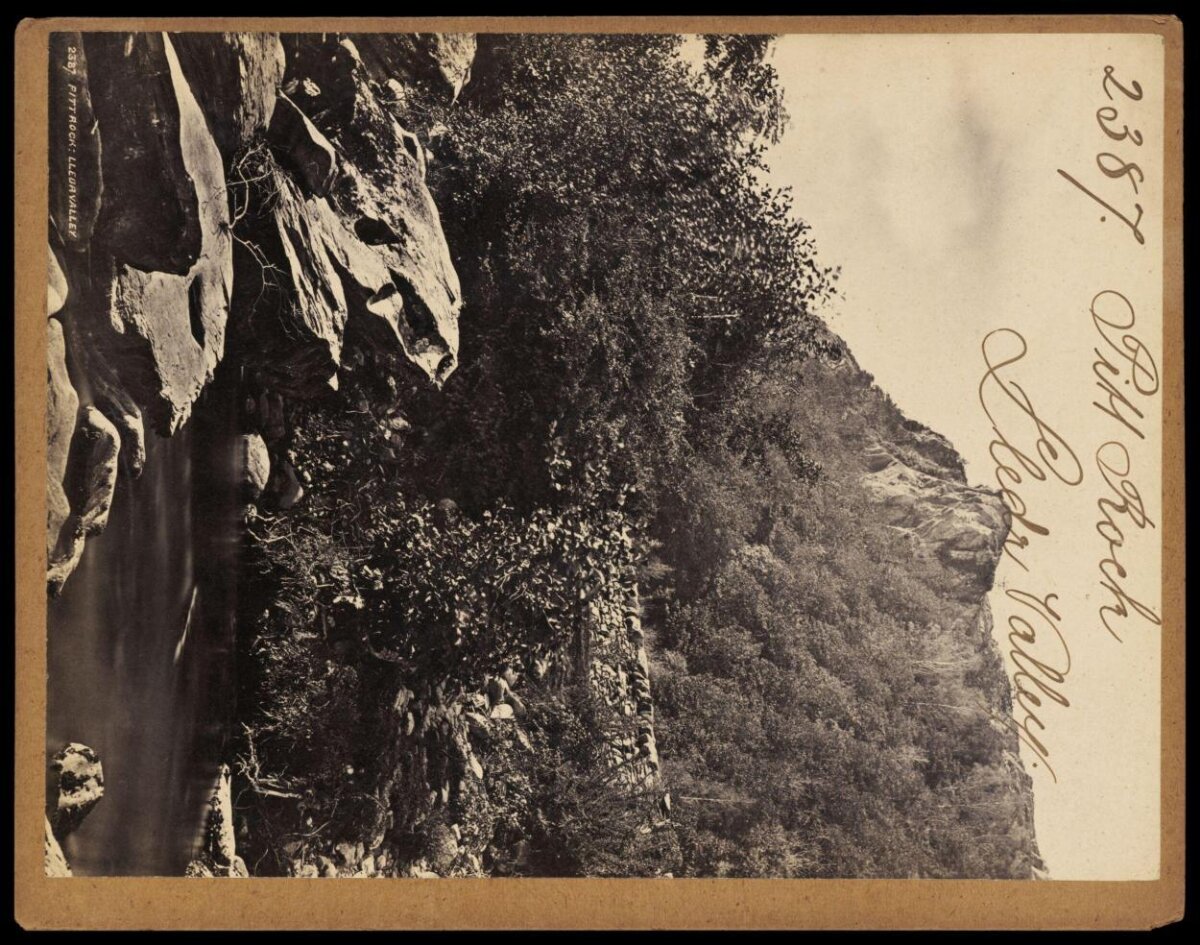 Pitt Rock Lledr Valley Landscape