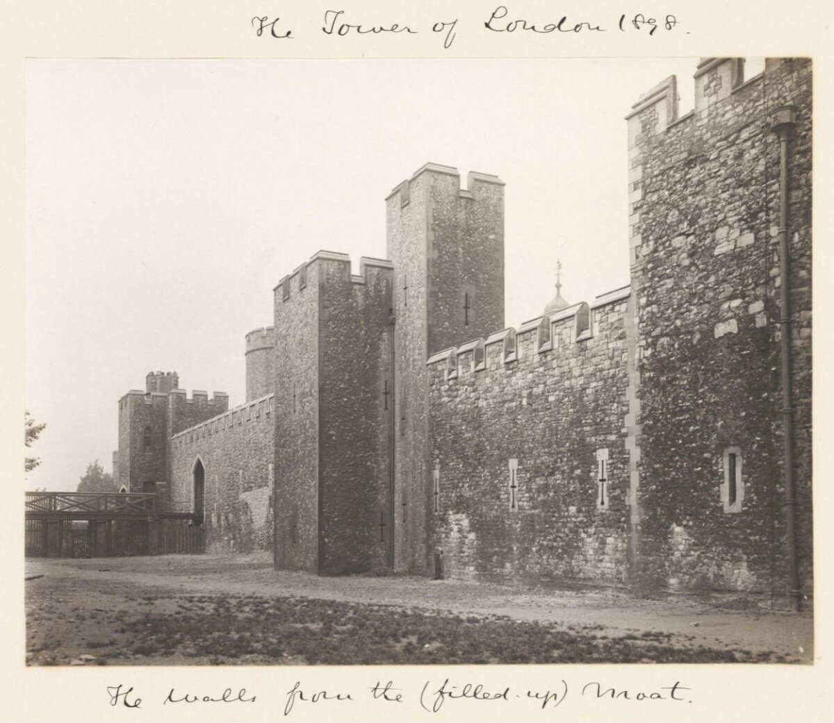 1898 Tower of London Walls
