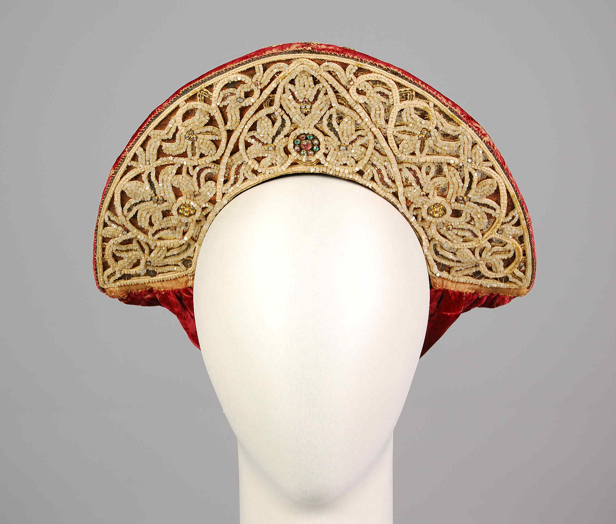 Ornate Traditional Beaded Headdress