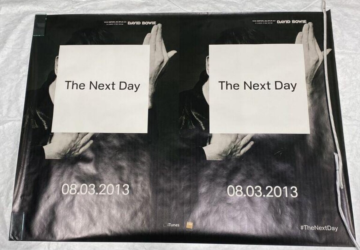 David Bowie The Next Day Promo Poster