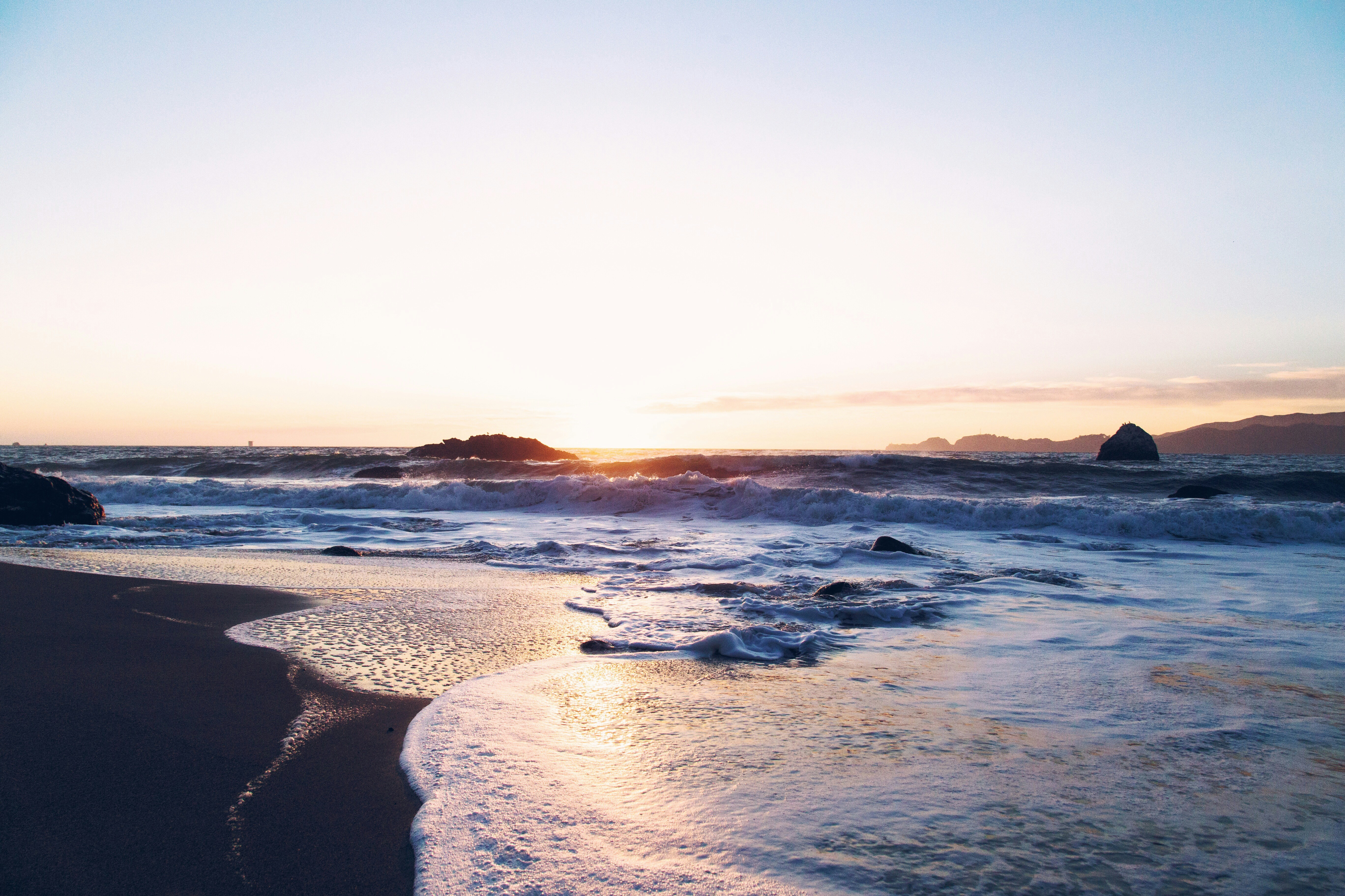 Coastal Beach Sunset