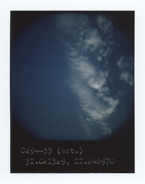 Blue Sky with Scattered Clouds