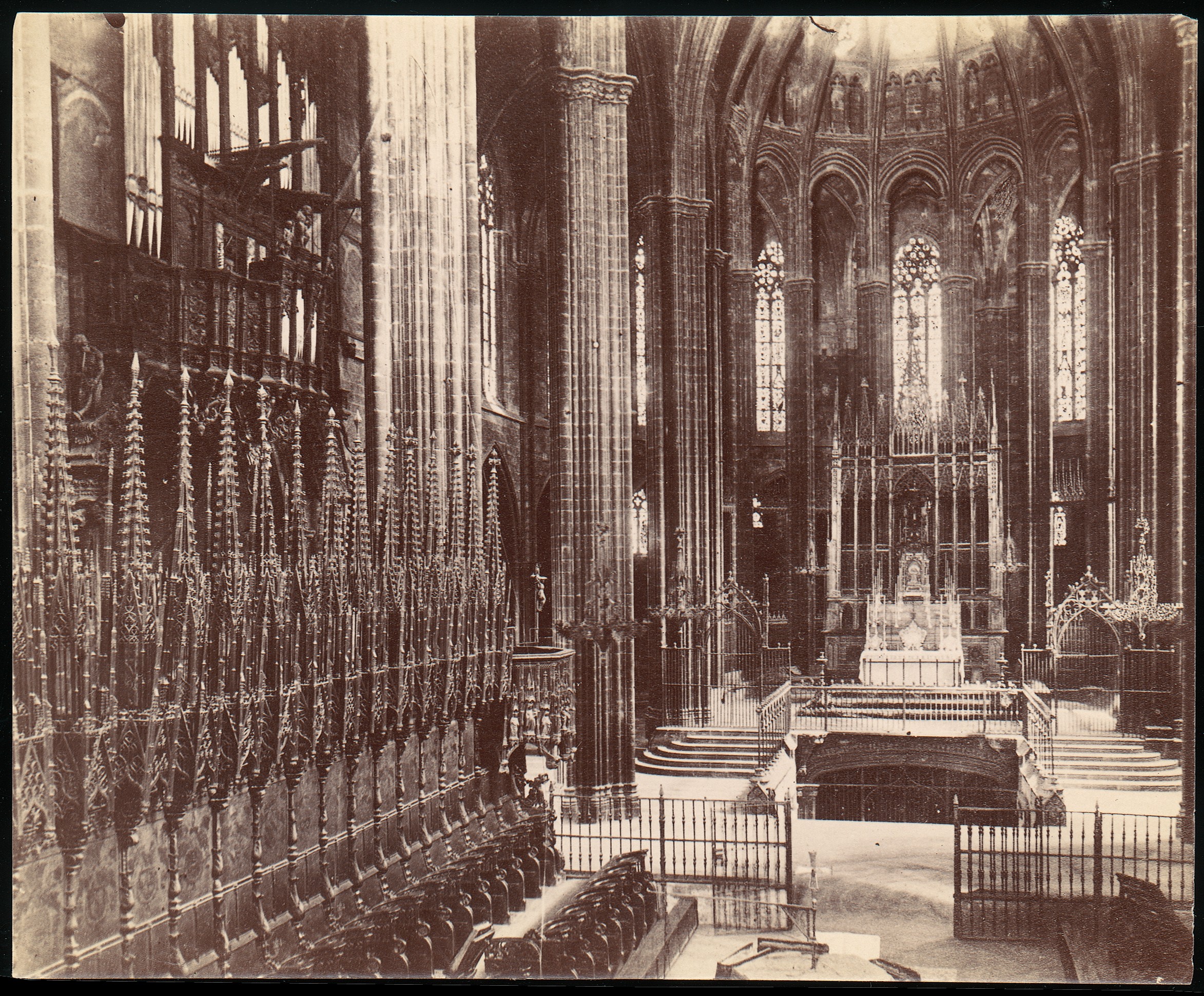 Gothic Cathedral Interior View