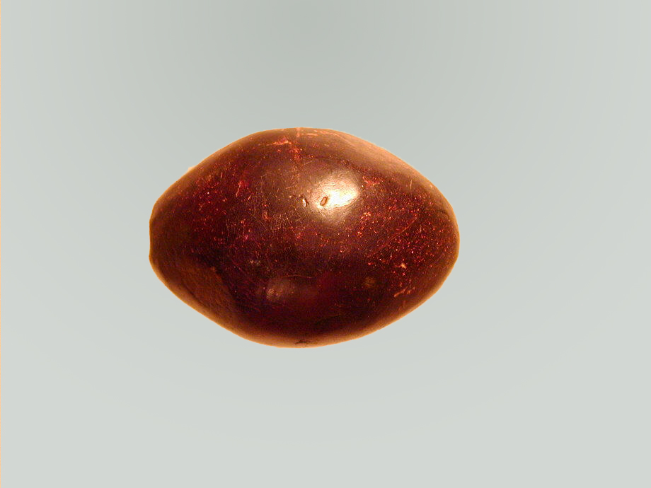 Oval Polished Red Stone