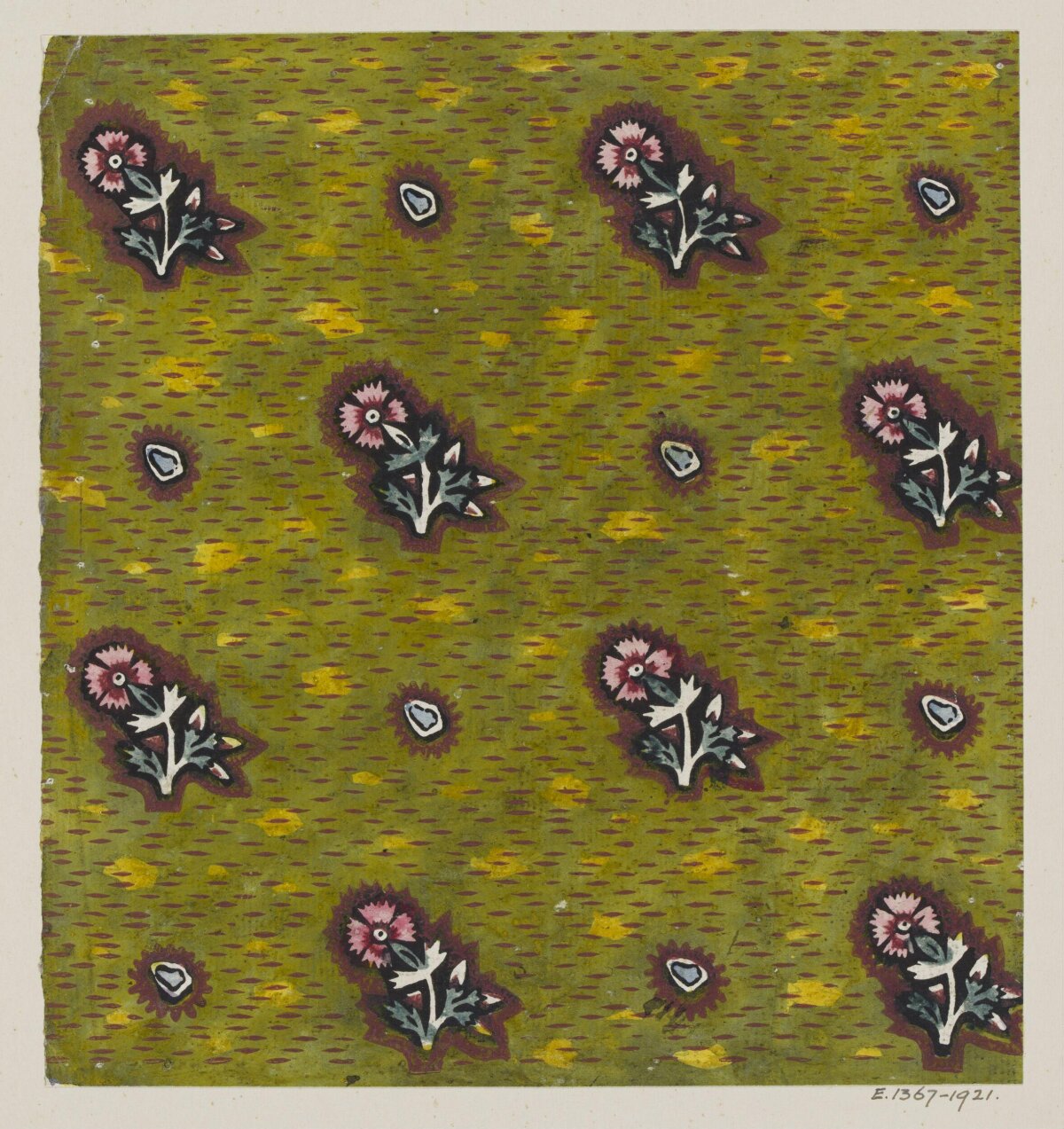 Vintage Floral Textile Pattern