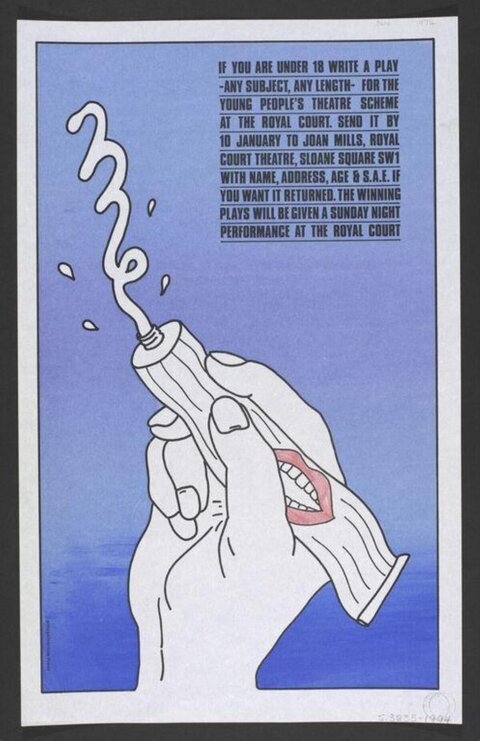 Royal Court Young Playwriting Contest Poster